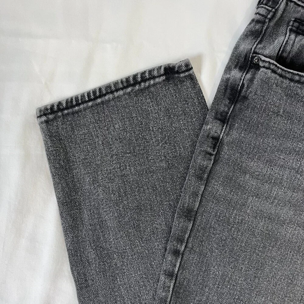 PacSun Black High Waist Loose Fit Baggy Cotton Mom Jeans | Size 4/26 - Picture 2 of 7